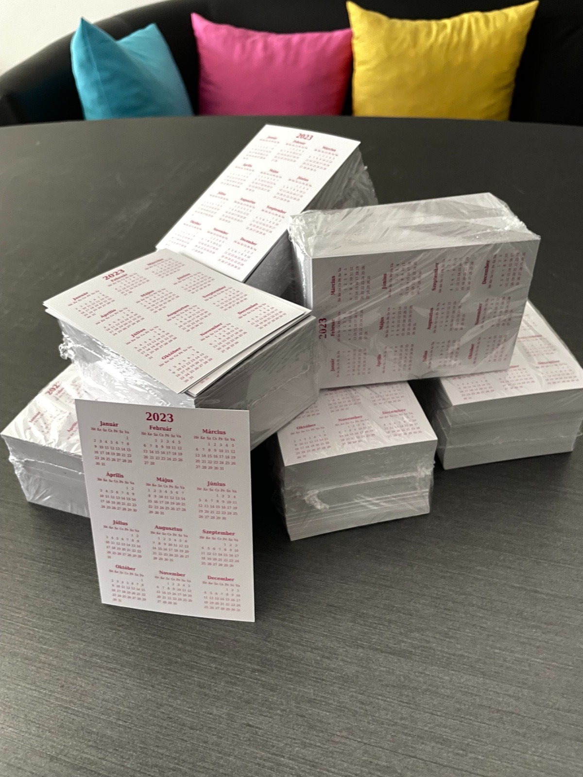 Kártyanaptár – referencia munka 1