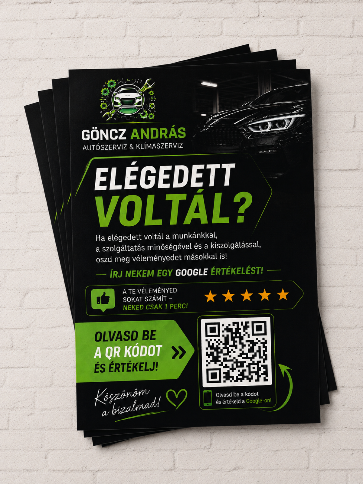 Szórólap színes – referencia munka 6
